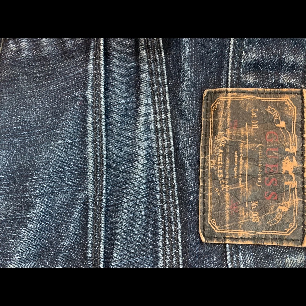 Men’s guess Lincoln slim straight men’s jeans 33w